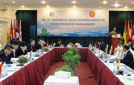 Inauguran XII reunión del Grupo de ASEAN sobre gestión de los recursos hídricos